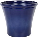 Beliani KOKKINO - Plantenbak - Blauw - 50 cm - Klei-vezelmengsel