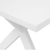 LISALA - Eettafel - Wit - 100 x 180 cm - MDF