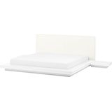 ZEN - Futon tweepersoonsbed - Wit - 160 x 200 cm - MDF