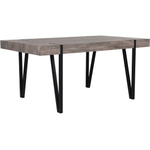 ADENA - Eettafel - Donkere Houtkleur - 90 X 150 cm - MDF