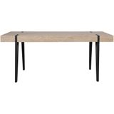 ADENA - Eettafel - Lichte houtkleur - 90 x 180 cm - MDF