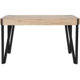 CAMBELL - Eettafel - Lichte houtkleur - 80 x 130 cm - MDF