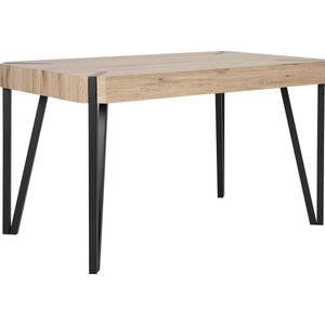 CAMBELL - Eettafel - Lichte houtkleur - 80 x 130 cm - MDF