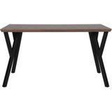 BRAVO - Eettafel - Donkere houtkleur - 80 x 140 cm - MDF