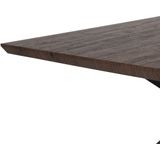 SPECTRA - Eettafel - Donkere houtkleur - 80 x 140 cm - MDF