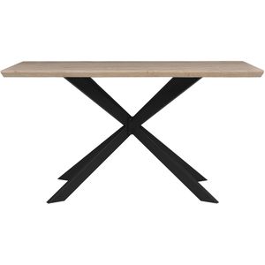 SPECTRA - Eettafel - Lichte houtkleur - 80 x 140 cm - MDF