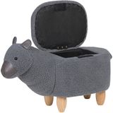 ALPACA - Hocker - Grijs - Polyester