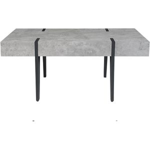 ADENA - Salontafel - Grijs - MDF