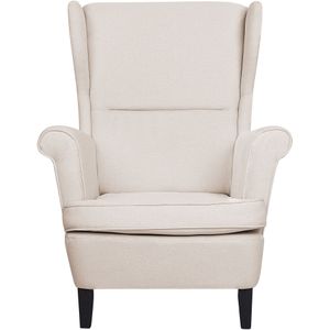 ABSON - Fauteuil - Beige - Polyester