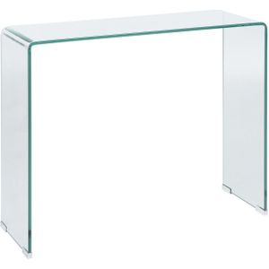 Beliani KENDALL - Consoletafel - Transparant - Veiligheidsglas