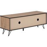 Beliani HALSTON  - TV-meubel - Lichte houtkleur - Vezelplaat