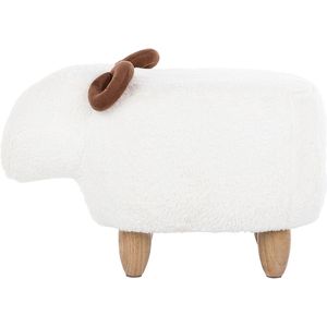 LAMB - Hocker - Wit - Polyester