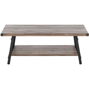 CARLIN - Salontafel - Grijs - MDF