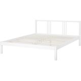 VANNES - Tweepersoonsbed - Wit - 140 x 200 cm - Dennenhout