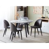 Beliani MOSBY - Dining Table - Grijs - MDF