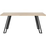 GRAHAM - Eettafel - Lichte houtkleur - 90 x 180 cm - MDF