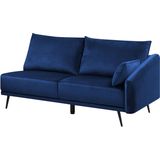 VARDE - Hoekbank 3-zits - Blauw - Rechterzijde - 245 cm - Fluweel