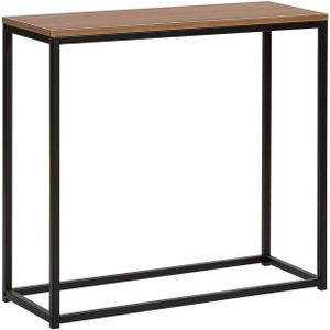 Beliani DELANO - Consoletafel - Donkere houtkleur - MDF