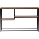 Beliani BELMONT - Consoletafel - Donkere houtkleur - MDF