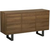 TIMBER L - Sideboard - Donkere houtkleur - MDF