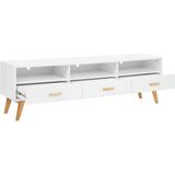 LIBERTY - TV-meubel - Wit - MDF