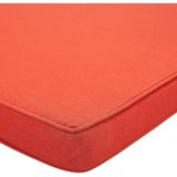 VIVARA - Zitkussen - Rood - 112 x 54 cm - Polyester