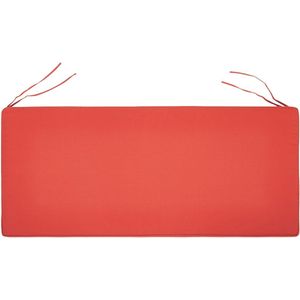 VIVARA - Zitkussen - Rood - 152 x 54 cm - Polyester