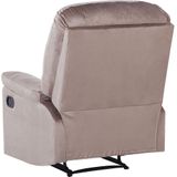 ESLOV - TV-fauteuil - Beige - Fluweel