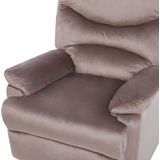 ESLOV - TV-fauteuil - Beige - Fluweel