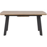 SALVADOR - Uitschuifbare eettafel - Donkerhout - 90x160/200 cm - MDF