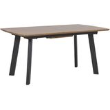 SALVADOR - Uitschuifbare eettafel - Donkerhout - 90x160/200 cm - MDF