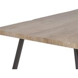 LUTON - Eettafel - Lichte houtkleur - 80 x 120 cm - MDF
