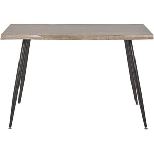 LUTON - Eettafel - Lichte houtkleur - 80 x 120 cm - MDF