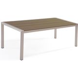 Beliani VERNIO - Tuintafel - Bruin - Aluminium