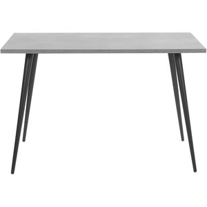 Beliani SANTIAGO - Eettafel - Grijs - 80 x 120 cm - Vezelplaat