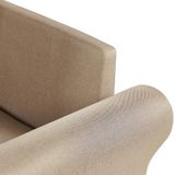 VIKNA - Hoekbank - Beige - Rechterzijde - 250 cm - Polyester