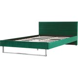 BELLOU - Tweepersoonsbed - Groen - 180 x 200 cm - Fluweel