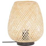 BOMU - Tafellamp - Lichte houtkleur - Bamboehout