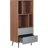 RICHMOND - Boekenkast - Donkere houtkleur - MDF