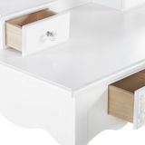 Beliani AMOUR - Kaptafel - Wit - MDF