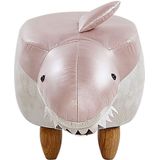 SHARK - Hocker - Roze/Wit - Polyester