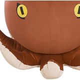 Beliani OCTOPUS - Dierenhocker-Bruin-Fluweel