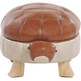 TURTLE - Hocker - Bruin - Kunstleer