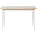 Beliani HOUSTON - Dining Table - Lichte houtkleur - Rubberhout