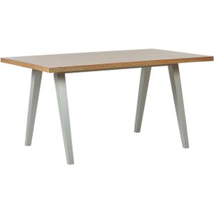 LENISTER - Eettafel - Grijs - 90 x 150 cm - MDF