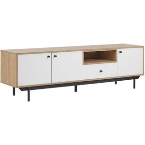 ITACA - TV-meubel - Lichte houtkleur - Vezelplaat