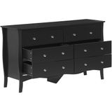 Beliani WINCHESTER - Commode - Zwart - MDF