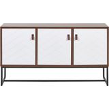 NUEVA - Sideboard - Wit/Donkerbruin - MDF