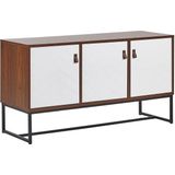 NUEVA - Sideboard - Wit/Donkerbruin - MDF