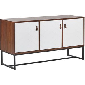 NUEVA - Sideboard - Wit/Donkerbruin - MDF